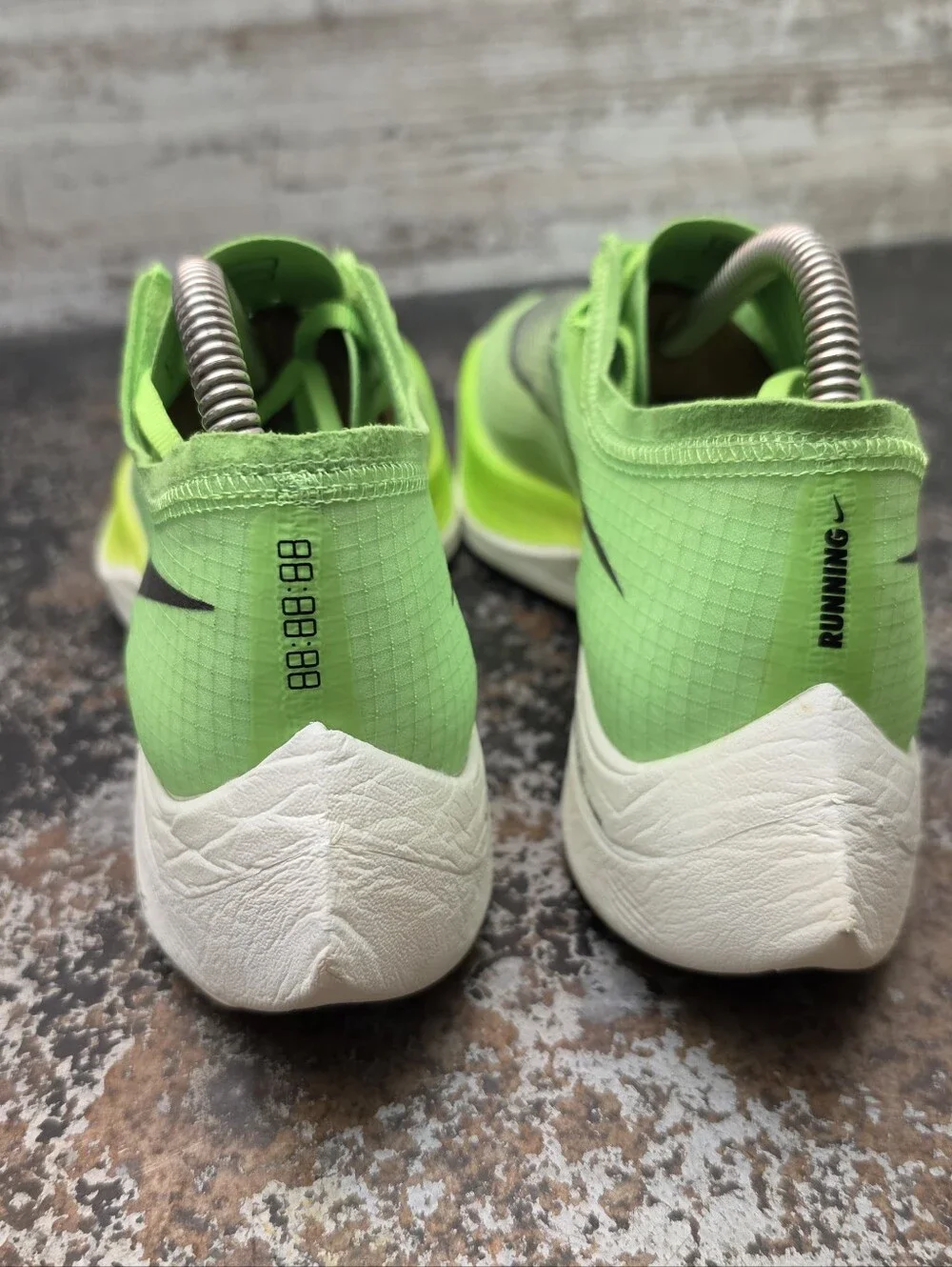 Mens Nike Vaporfly NEXT% Running Shoes Sz 6.5 Eur 39 AO4568 300 Electric Green